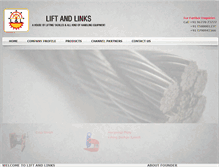 Tablet Screenshot of liftandlinks.com
